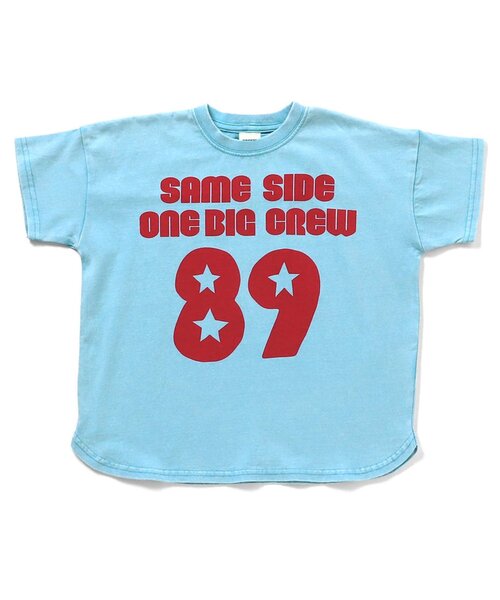 BREEZE（ブリーズ）の「Im Jelly ピグメント加工ロゴTシャツ_ジュニア対応（Tシャツ/カットソー・キッズ・ピンク/チャコール/サックスブルー・120/110/100/90/80/140/130）」の15枚目の写真