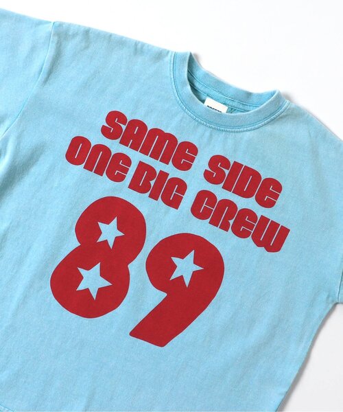 BREEZE（ブリーズ）の「Im Jelly ピグメント加工ロゴTシャツ_ジュニア対応（Tシャツ/カットソー・キッズ・ピンク/チャコール/サックスブルー・120/110/100/90/80/140/130）」の17枚目の写真