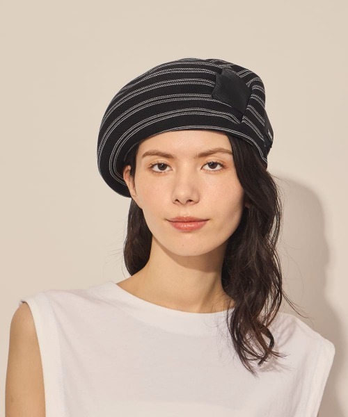 arth(アース)の「arth Put in Thermo Beret / アース(ハンチング/ベレー帽・レディース・グレー/ブラウン/ブラック・M/57.5cm)」の14枚目の写真