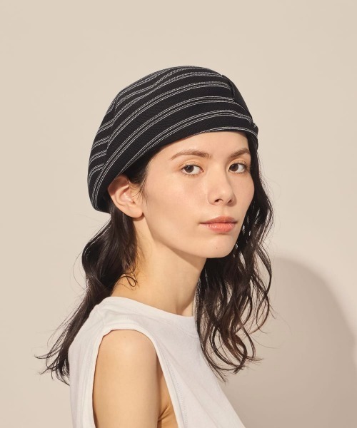 arth(アース)の「arth Put in Thermo Beret / アース(ハンチング/ベレー帽・レディース・グレー/ブラウン/ブラック・M/57.5cm)」の15枚目の写真