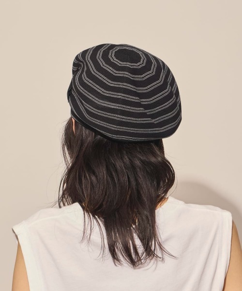 arth(アース)の「arth Put in Thermo Beret / アース(ハンチング/ベレー帽・レディース・グレー/ブラウン/ブラック・M/57.5cm)」の16枚目の写真