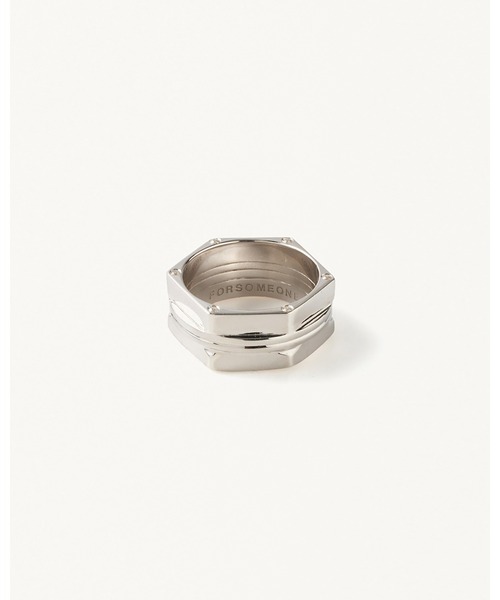 FORSOMEONE(フォーサムワン)の「FORSOMEONE W TM NUTS RING(リング・メンズ・シルバー・11/17)」の7枚目の写真