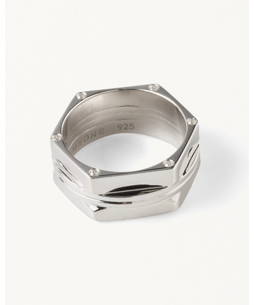 FORSOMEONE(フォーサムワン)の「FORSOMEONE W TM NUTS RING(リング・メンズ・シルバー・11/17)」の5枚目の写真