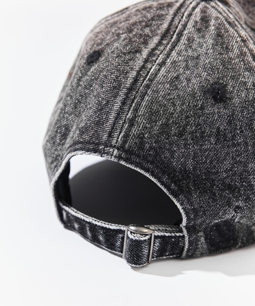 NAUTICA（ノーティカ）の「NAUTICA/ノーティカ フェード加工 デニム NSC ロゴキャップ（キャップ・メンズ・ブラック/ネイビー・ﾌﾘ-）」の8枚目の写真