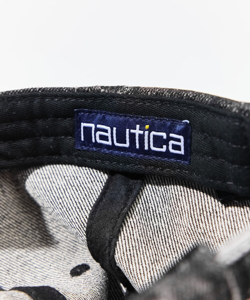 NAUTICA（ノーティカ）の「NAUTICA/ノーティカ フェード加工 デニム NSC ロゴキャップ（キャップ・メンズ・ブラック/ネイビー・ﾌﾘ-）」の10枚目の写真