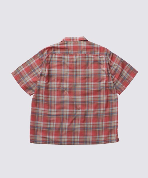 FIDELITY(フィデリティ)の「TC FADE PLAID OPEN COLLAR SHIRT / 半袖チェックシャツ(シャツ/ブラウス・メンズ・オフホワイト/レッド/イエロー・MEDIUM/LARGE)」の13枚目の写真