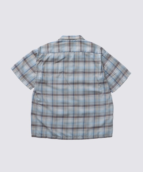 FIDELITY(フィデリティ)の「TC FADE PLAID OPEN COLLAR SHIRT / 半袖チェックシャツ(シャツ/ブラウス・メンズ・オフホワイト/レッド/イエロー・MEDIUM/LARGE)」の7枚目の写真