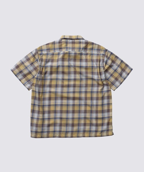 FIDELITY(フィデリティ)の「TC FADE PLAID OPEN COLLAR SHIRT / 半袖チェックシャツ(シャツ/ブラウス・メンズ・オフホワイト/レッド/イエロー・MEDIUM/LARGE)」の10枚目の写真