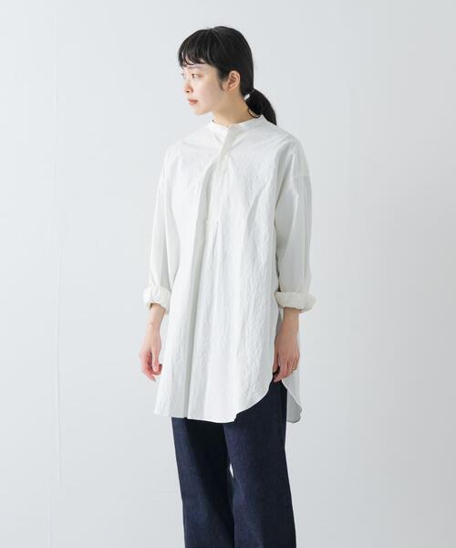 コットンシルクワイドチュニック　かぐれ 楽天市場】『洗濯可』コットンシルクワイドチュニック／かぐれ（kagure