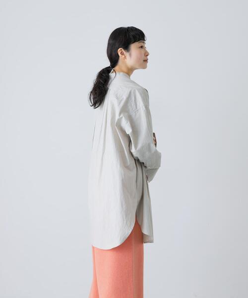 かぐれ（カグレ）の「コットンチュニックシャツ（シャツ/ブラウス