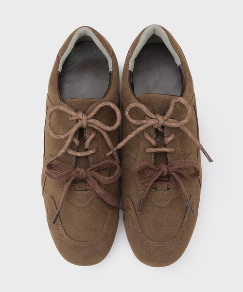 OPAQUE.CLIP（オペークドットクリップ）の「Wシューレーススニーカー（スニーカー・レディース・ブラウン系/ブラック・02/03）」の8枚目の写真