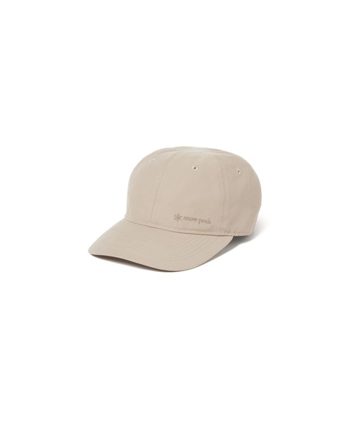 Snow Peak(スノーピーク)の「Snow Peak / Light Dobby Cloth Cap ライトドビークロスキャップ 帽子(キャップ・メンズ・ブラック/グレイッシュベージュ/アーミー・ONE SIZE)」の3枚目の写真