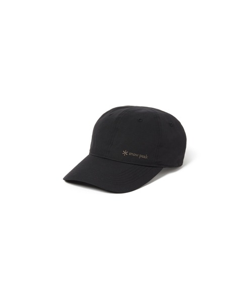 Snow Peak(スノーピーク)の「Snow Peak / Light Dobby Cloth Cap ライトドビークロスキャップ 帽子(キャップ・メンズ・ブラック/グレイッシュベージュ/アーミー・ONE SIZE)」の2枚目の写真