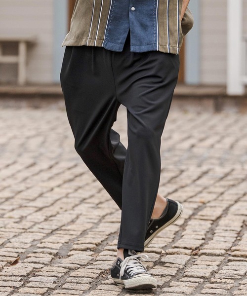CAMBIO（カンビオ）の「mp14685-Lignt Ponti Cropped Pants クロップドパンツ(CAM26SS-028)（その他パンツ・メンズ・ブラック/ネイビー/チャコール・L/M/S）」の14枚目の写真