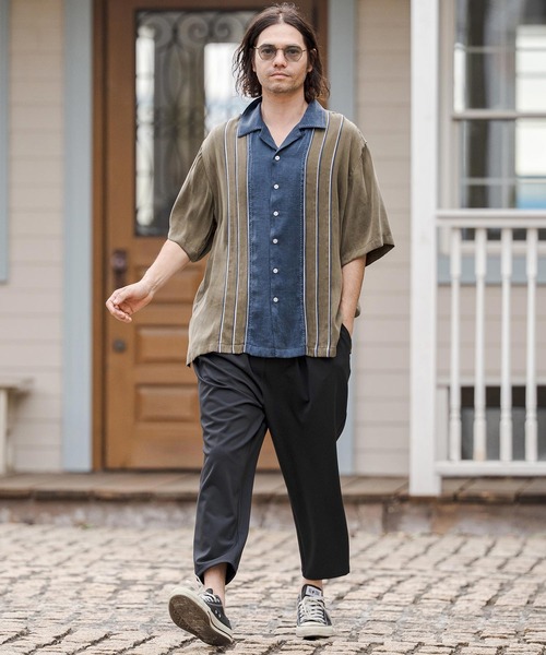 CAMBIO（カンビオ）の「mp14685-Lignt Ponti Cropped Pants クロップドパンツ(CAM26SS-028)（その他パンツ・メンズ・ブラック/ネイビー/チャコール・L/M/S）」の16枚目の写真
