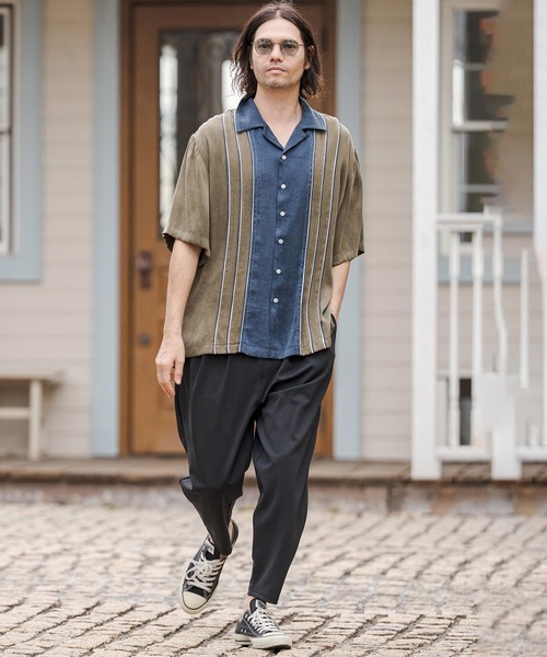 CAMBIO（カンビオ）の「mp14685-Lignt Ponti Cropped Pants クロップドパンツ(CAM26SS-028)（その他パンツ・メンズ・ブラック/ネイビー/チャコール・L/M/S）」の18枚目の写真