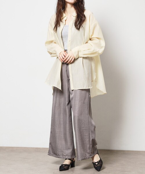 ESPERANZA(エスペランサ)の「チュールリボンバックストラップパンプス(パンプス・レディース・アイボリー系8/ブラック系8/クリア・LL/L/M/S)」の12枚目の写真