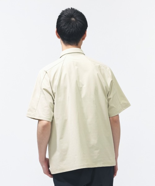 NEW BALANCE（ニューバランス）の「【別注】ニューバランス New Balance ジャージーポロ 限定コラボ（ポロシャツ・メンズ・ベージュ/ダークグレー/ダークグリーン・S/M/L/LL/3L）」の6枚目の写真