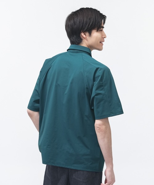 NEW BALANCE（ニューバランス）の「【別注】ニューバランス New Balance ジャージーポロ 限定コラボ（ポロシャツ・メンズ・ベージュ/ダークグレー/ダークグリーン・S/M/L/LL/3L）」の11枚目の写真