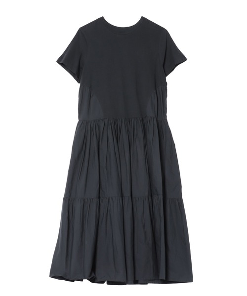 merlette(マーレット)の「Merlette / IRENE(コットンティアードワンピース)(ワンピース・レディース・ブラック・34)」の1枚目の写真