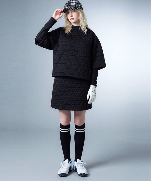 antiqua(アンティカ)の「【STCH】キルティング スカート(スカート・レディース・ブラック/グレー/ホワイト・ONESIZE)」の12枚目の写真
