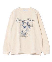 LILY FLOWER PRINT SWEAT
