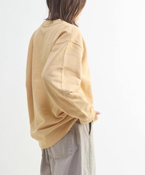 CONVERSE TOKYO(コンバーストウキョウ)の「LILY FLOWER PRINT SWEAT(スウェット・レディース・イエロー/スミクロ/アイボリー・MEDIUM/SMALL)」の13枚目の写真