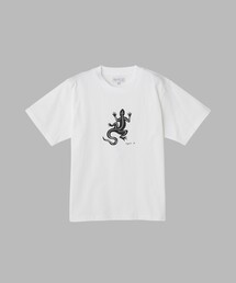 アニエスベー 定番ロゴティーシャツ 白 半袖 T3 新品タグ付き agnes b.（アニエスベー） tシャツ WEBスペシャル ロゴ プリント