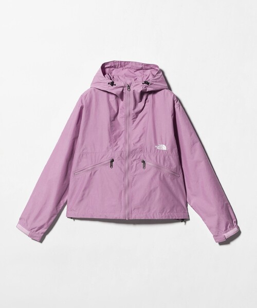 THE NORTH FACE（ザノースフェイス）の「＜THE NORTH FACE＞ショート コンパクト ジャケット（ナイロンジャケット・レディース・ベージュ/ピンク/ブラック/オフホワイト・L/XL）」の4枚目の写真