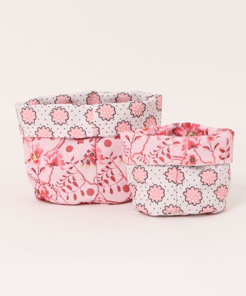 Cath Kidston（キャスキッドソン）の「リバーシブル ストレージ 2個セット Posey spot / Mystery Floral（クッション/クッションカバー・レディース・ピンク・FREE）」の7枚目の写真