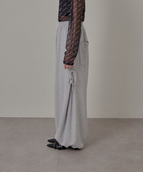 mline（エムライン）の「[mline]サイドレースアップスウェット（その他パンツ・レディース・チャコールグレー/グレー・2/1）」の9枚目の写真