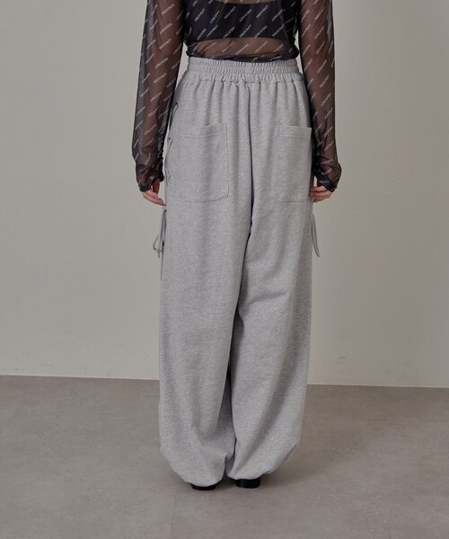 mline（エムライン）の「[mline]サイドレースアップスウェット（その他パンツ・レディース・チャコールグレー/グレー・2/1）」の10枚目の写真