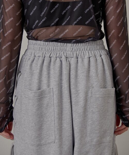 mline（エムライン）の「[mline]サイドレースアップスウェット（その他パンツ・レディース・チャコールグレー/グレー・2/1）」の13枚目の写真