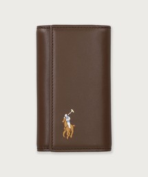 【美品】ポロラルフローレン キャリーケース ポニーロゴ レザー 拡張式 ブラウン POLO RALPH LAUREN｜ポロ ラルフ ローレンのキーケース/キー