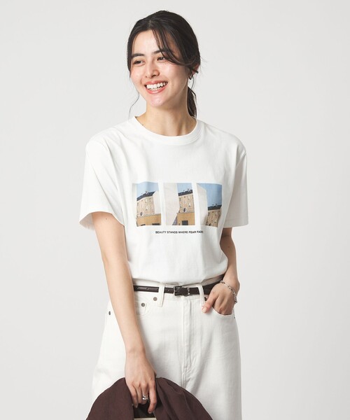 green label relaxing(グリーンレーベルリラクシング)の「コラージュ フォト ショートスリーブ Tシャツ(Tシャツ/カットソー・レディース・ダークグレー/その他1/その他2・FREE)」の10枚目の写真