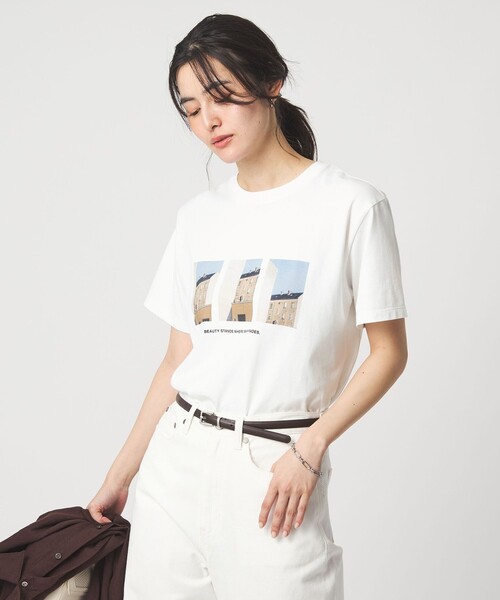 green label relaxing(グリーンレーベルリラクシング)の「コラージュ フォト ショートスリーブ Tシャツ(Tシャツ/カットソー・レディース・ダークグレー/その他1/その他2・FREE)」の11枚目の写真