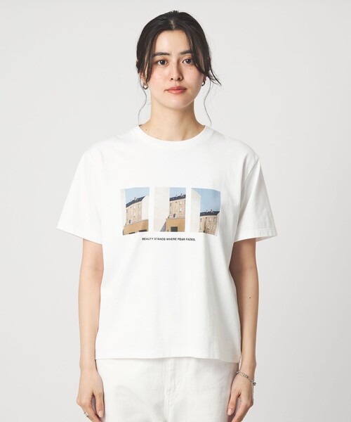 green label relaxing(グリーンレーベルリラクシング)の「コラージュ フォト ショートスリーブ Tシャツ(Tシャツ/カットソー・レディース・ダークグレー/その他1/その他2・FREE)」の15枚目の写真
