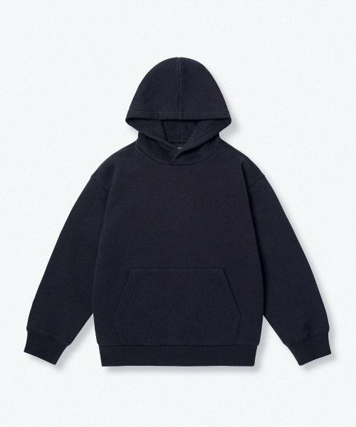 MUSINSA STANDARD KIDS（ムシンサスタンダードキッズ）の「起毛オーバーサイズフードパーカー[ネイビー]（スウェット・レディース・その他・100/110/120/130/150）」の7枚目の写真