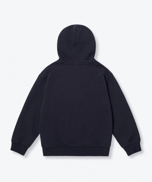 MUSINSA STANDARD KIDS（ムシンサスタンダードキッズ）の「起毛オーバーサイズフードパーカー[ネイビー]（スウェット・レディース・その他・100/110/120/130/150）」の6枚目の写真