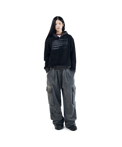 AAKAM(アーカム)の「Star-Spangled Zip-Up hoodie (Black)(パーカー・レディース・その他・1/2)」の6枚目の写真