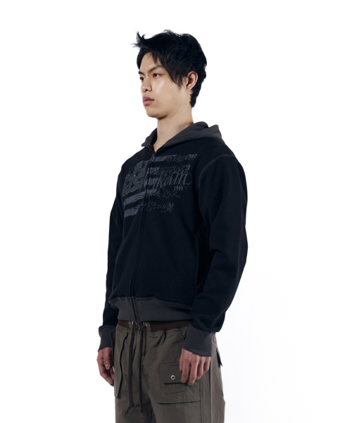AAKAM(アーカム)の「Star-Spangled Zip-Up hoodie (Black)(パーカー・レディース・その他・1/2)」の8枚目の写真