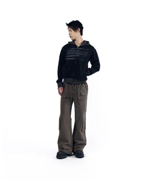 AAKAM(アーカム)の「Star-Spangled Zip-Up hoodie (Black)(パーカー・レディース・その他・1/2)」の10枚目の写真