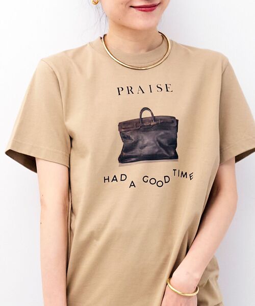 le.coeur blanc(ルクールブラン)の「PRAISE TEE(Tシャツ/カットソー・レディース・ベージュ/ホワイト・38)」の11枚目の写真