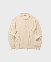 ATON | 【ATON / エイトン】COTTON WASHI BOUCLE POLO CARDIGAN(カーディガン/ボレロ)