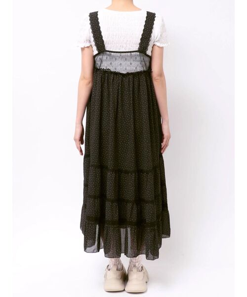 merry jenny（メリージェニー）の「petit flower sheer switchワンピース（ワンピース・レディース・ピンク/ブラック/アイボリー・FREE）」の22枚目の写真