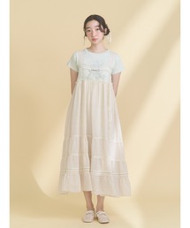 petit flower sheer switchワンピース