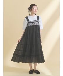 petit flower sheer switchワンピース
