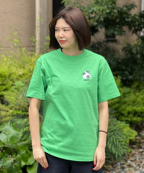 CHUMS(チャムス)の「【CHUMS】Booby Onigiri Friends T-Shirts(Tシャツ/カットソー・メンズ・ブラック/グリーン/ホワイト・X-LARGE/LARGE/MEDIUM)」の1枚目の写真