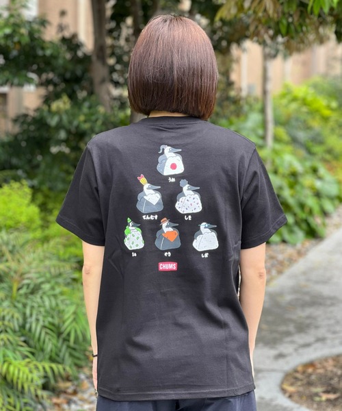 CHUMS(チャムス)の「【CHUMS】Booby Onigiri Friends T-Shirts(Tシャツ/カットソー・メンズ・ブラック/グリーン/ホワイト・X-LARGE/LARGE/MEDIUM)」の13枚目の写真