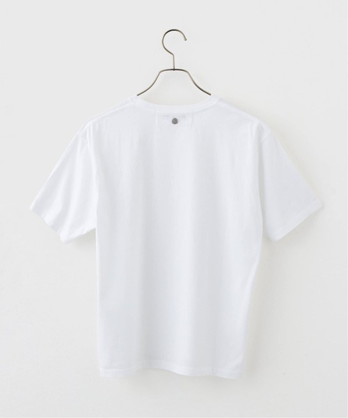 CALMER(カルメール)の「NATURAL DYE T-Shirt / ナチュラルダイ Tシャツ(Tシャツ/カットソー・レディース・ブラウン/ホワイト・2/1)」の3枚目の写真